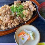 ビーフライスわかめスープ