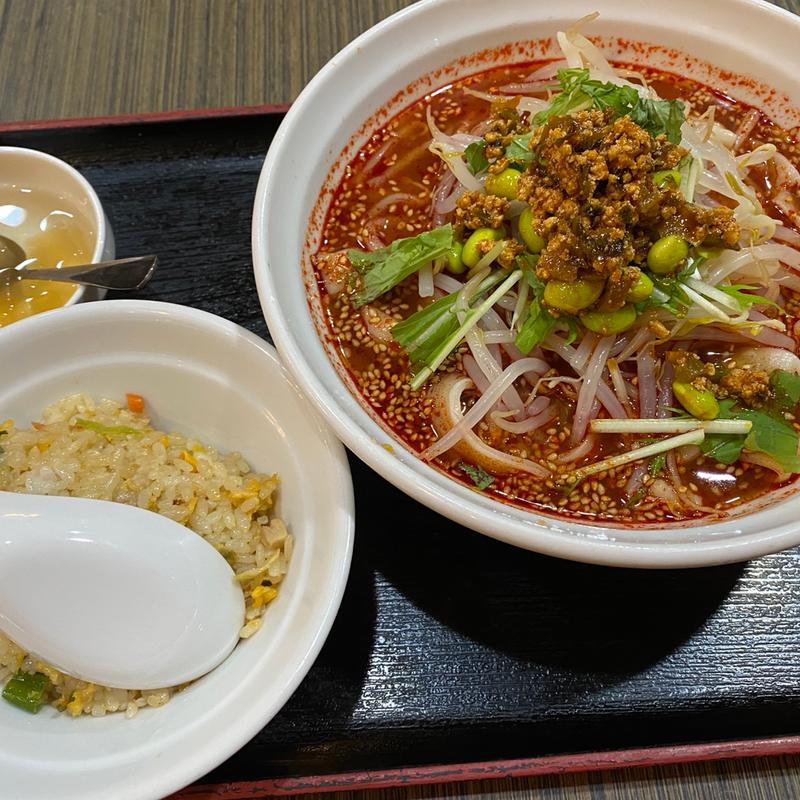 麻辣刀削麺セット(栄華楼 グランドセントラルタワー店 )