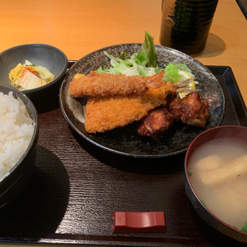 ミックスフライ定食(たな一 )