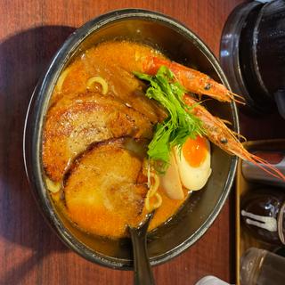 特性エビ豚骨ラーメン(麺屋きよし)