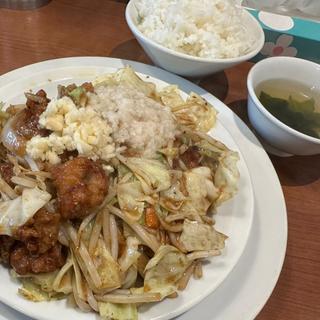 醤油定食(肉野菜炒め ベジ郎)
