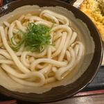 かけうどん(本場さぬきうどん 親父の製麺所 上野店)