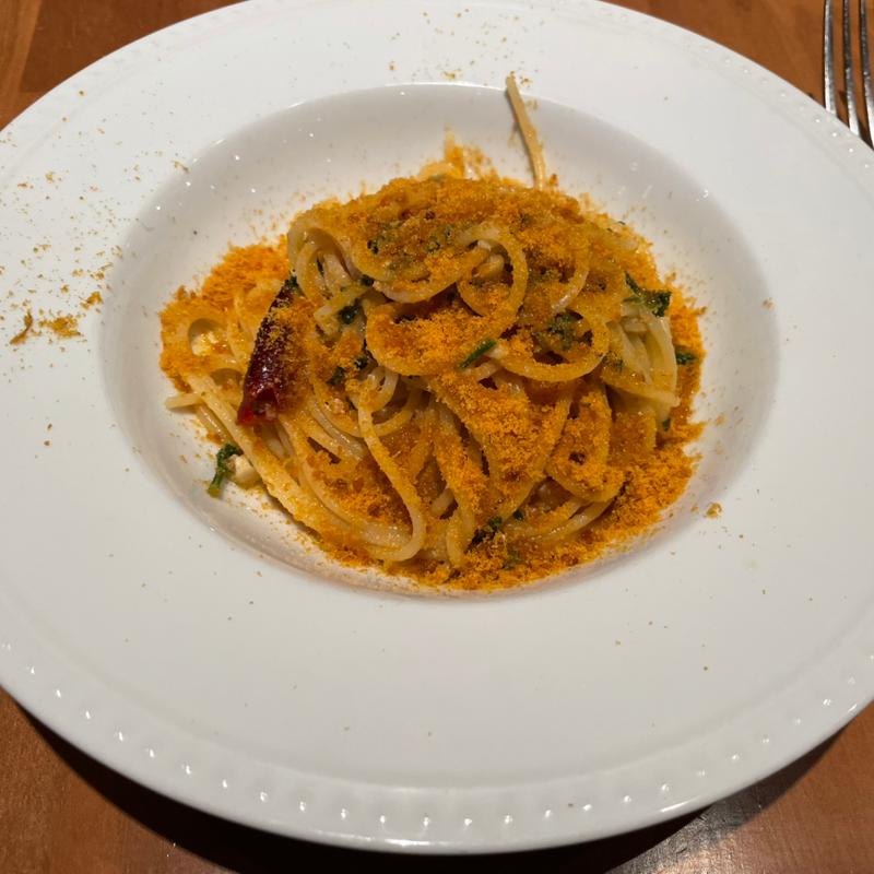 カラスミパスタ(トラットリア ブーカジュンタ)