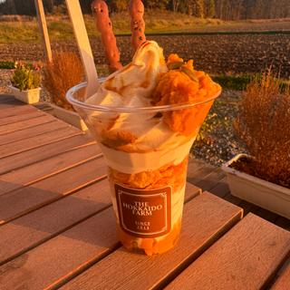 かぼちゃパフェ(The北海道ファーム直営店)