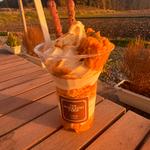 かぼちゃパフェ(The北海道ファーム直営店)