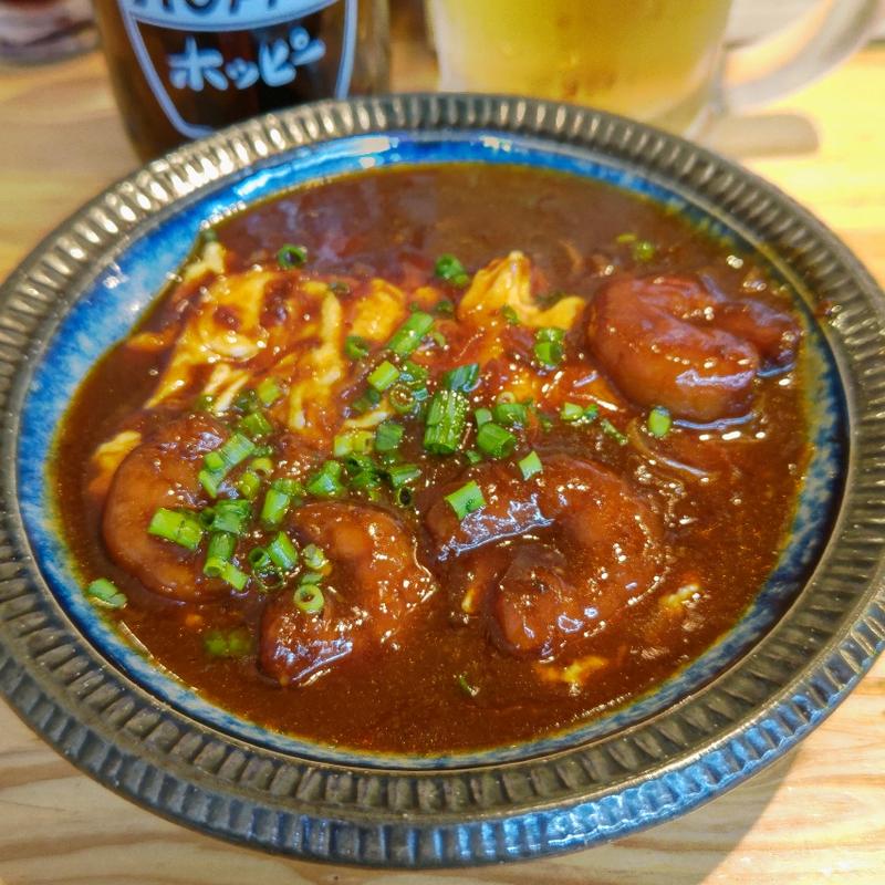 黒いエビチリ(焼売のジョー野毛店)