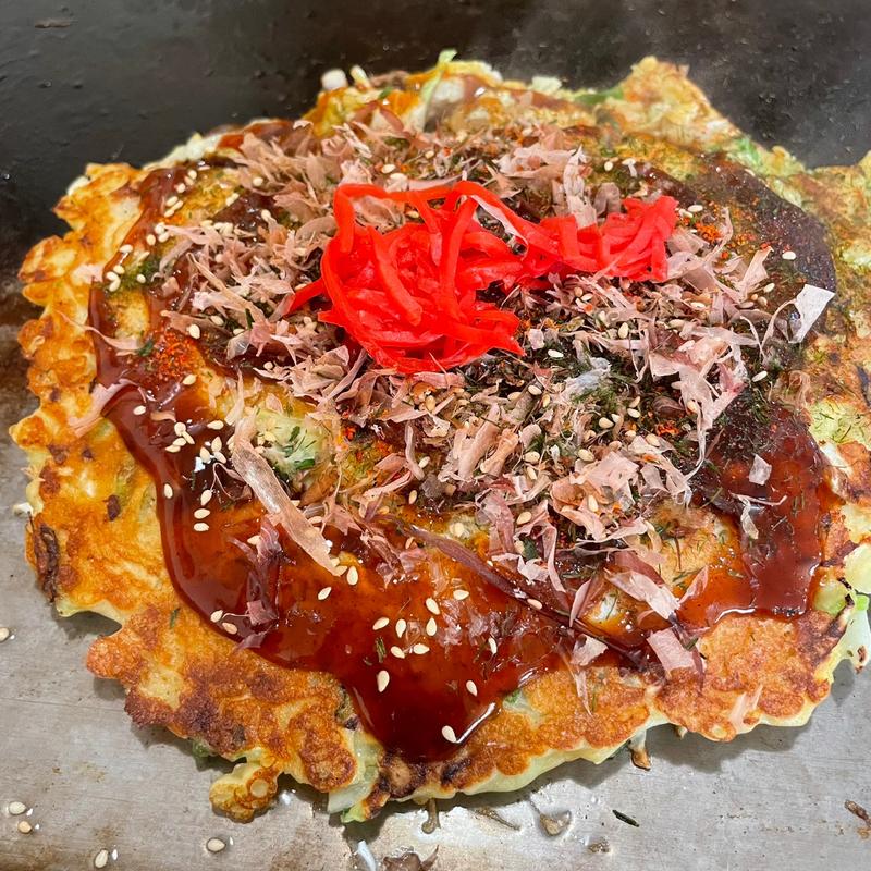 すじ煮込み焼(お好み焼き 楓)