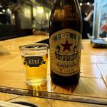 サッポロ赤星ラガー(大衆酒場 チャン栓チャン)