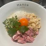 しょうゆまぜそば(まぜそば　maren 中崎町店)