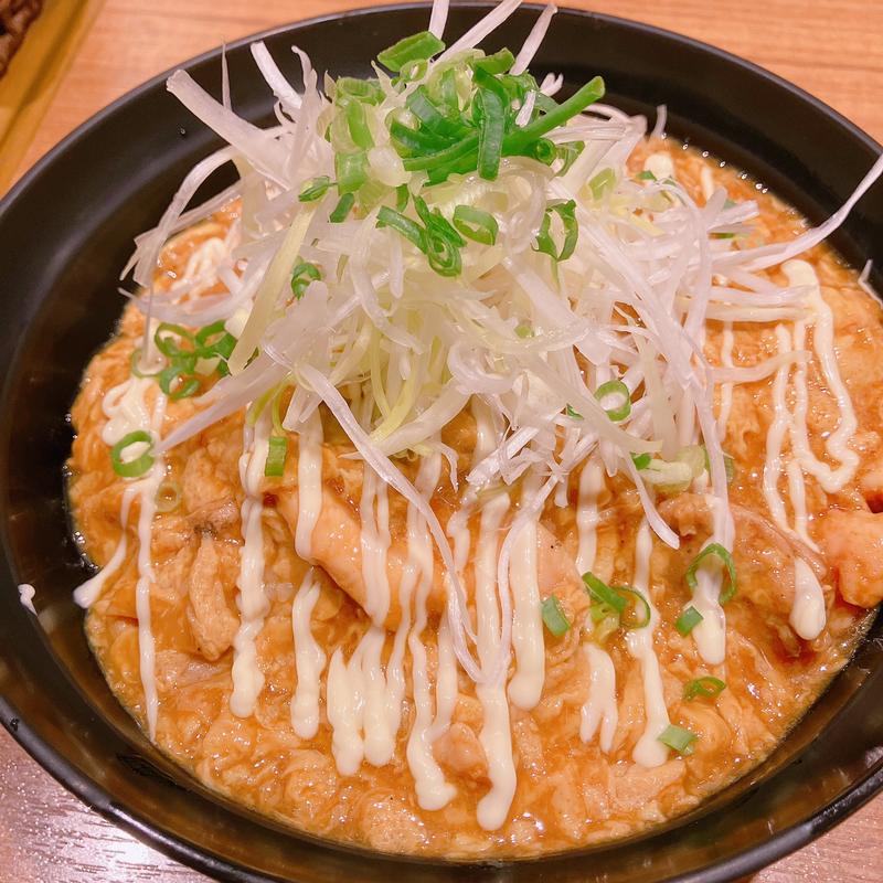 辛味噌マヨ親子丼(鶏匠庵)