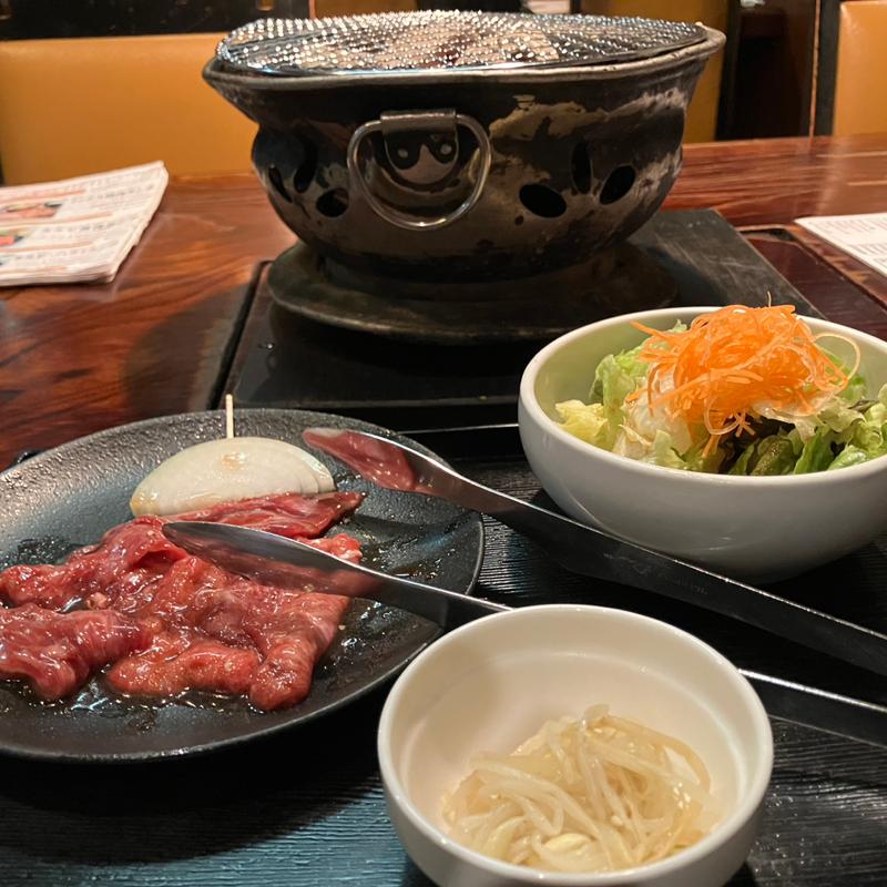 焼肉石焼きごはんランチ　のお肉80g(どんさん亭 )