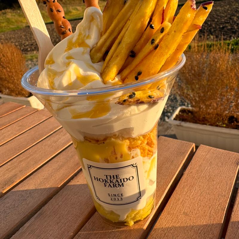 さつまいもパフェ(The北海道ファーム直営店)
