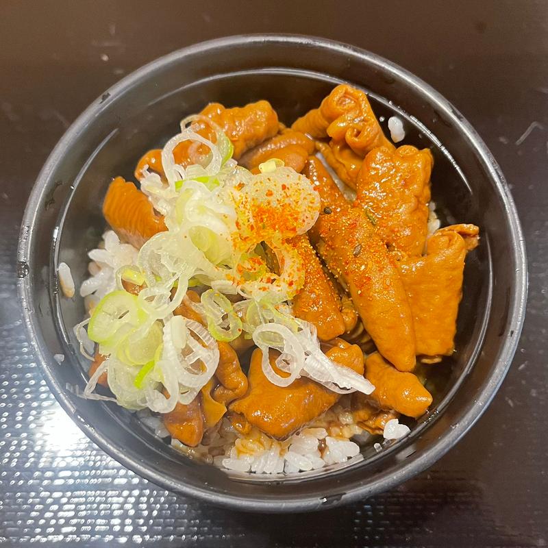 どて煮丼・半たぬきそばセット(よもだそば 名古屋サンロード店)