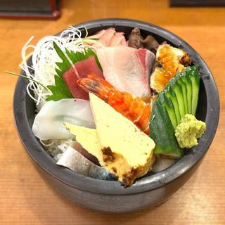 海鮮ちらし定食(六五寿司 御影店)