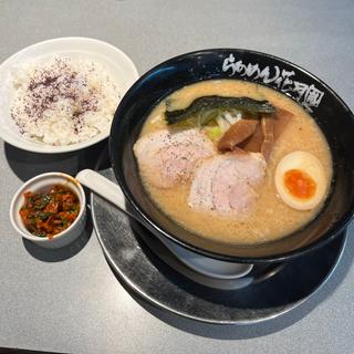 味噌ラーメンライス(らあめん花月嵐 中村橋店)