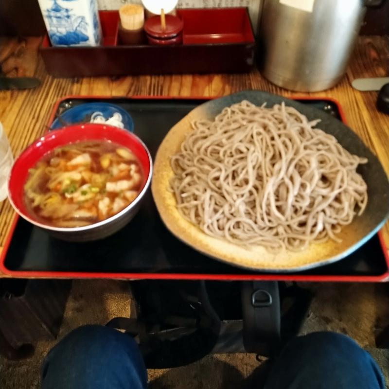 肉づけそば(大盛り)(国分寺 甚五郎)