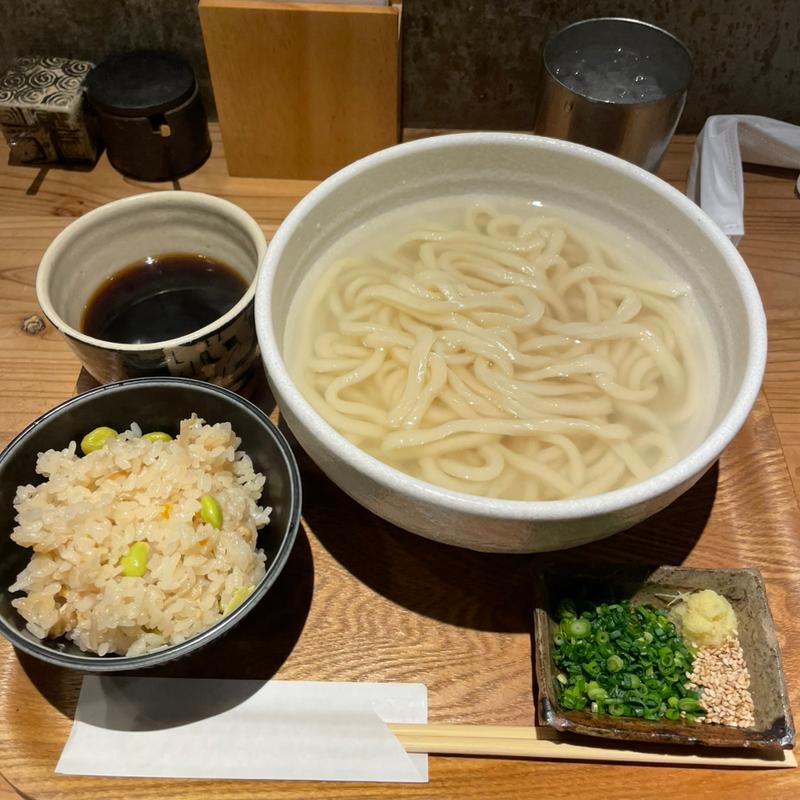 釜揚げうどん(扇町うどん屋あすろう)