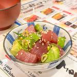 マグロとアボカドのわさび醤油漬け(和志かぶと屋 名駅店)