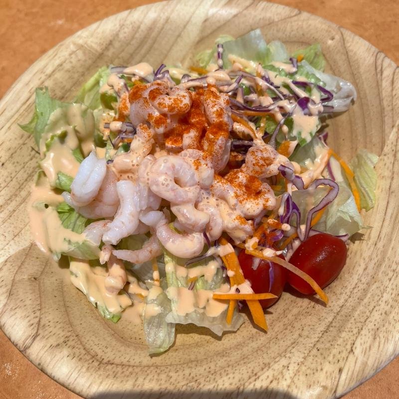 小エビのサラダ(サイゼリヤ　ミスターマックス春日SC店)