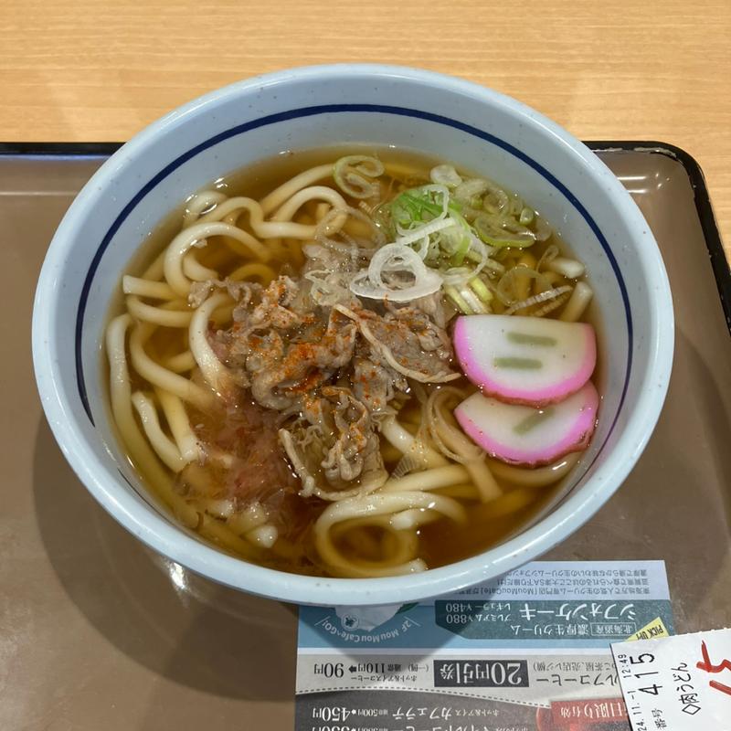 肉うどん(白髭 大津SA（下り）)
