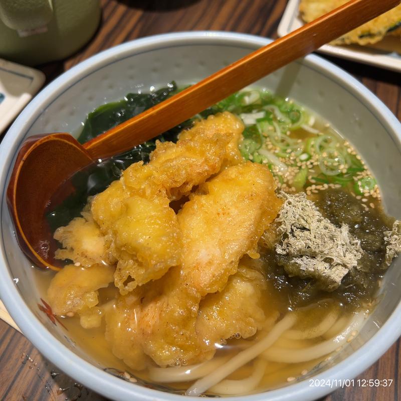 かしわ天うどん(ささ吟 （ササギン）)