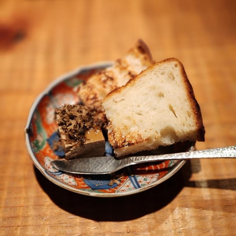 白肝のパテ トリュフがけ(永来権)