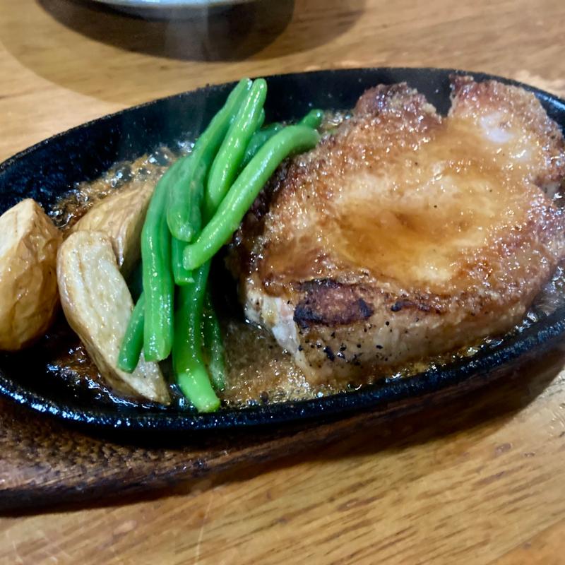 ニンニク焼き(とんかつ ステーキ篠)