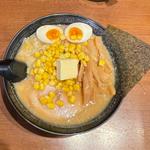 白味噌バターコーン、メンマ、味玉(ほしみ屋 日本橋浜町店)