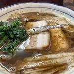 かけラーメン(烈志笑魚油 麺香房 三く)