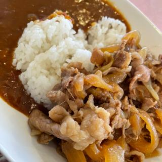 カレー　牛丼　あいもり(草津高原ゴルフ場 レストラン )