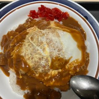 カツカレー丼(名代 富士そば 池袋東口店)