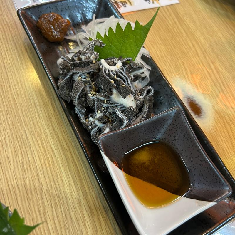 都萬牛センマイ刺(たかさご )