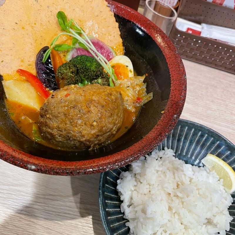 おくしバーグカレー(奥芝商店 東京駅浪漫号)