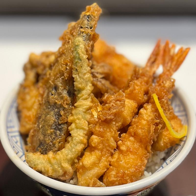 野菜上天丼(日本橋 天丼 金子半之助 ダイバーシティ東京店)