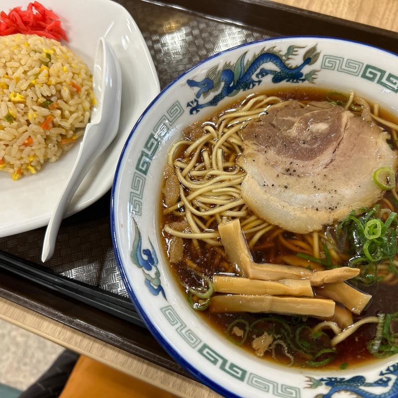 尾道ラーメン　チャーハンセット(フードコート(小谷SA下り))