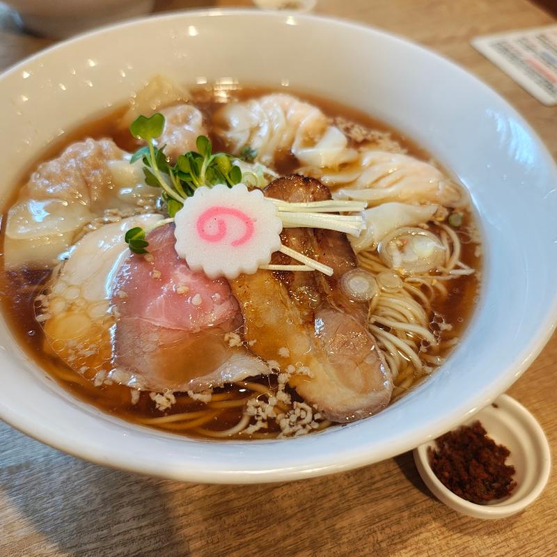 醤油ワンタン麺(麺屋 木ノ下)