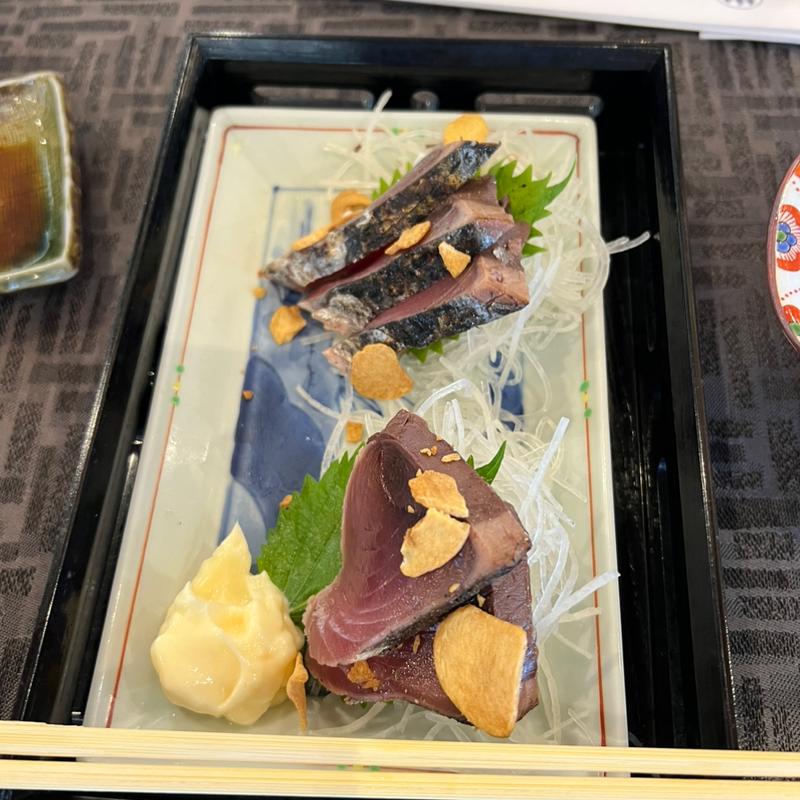 藁焼き鰹のたたき(東武藤が丘カントリー倶楽部レストラン )