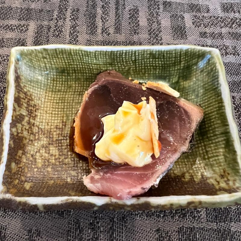 藁焼き鰹たたき(東武藤が丘カントリー倶楽部)