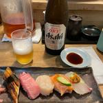 おまかせ握り五貫(丸万寿司 本店)