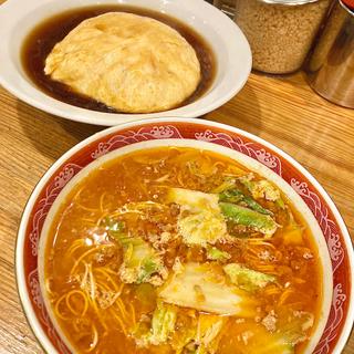 四川ラーメン＋天津飯