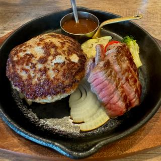 コンビ赤身和牛コンビハンバーグ増量(津の田ミート 茨木店)