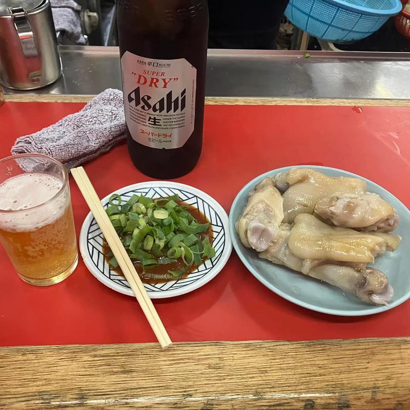 瓶ビール(豚足のかどや )