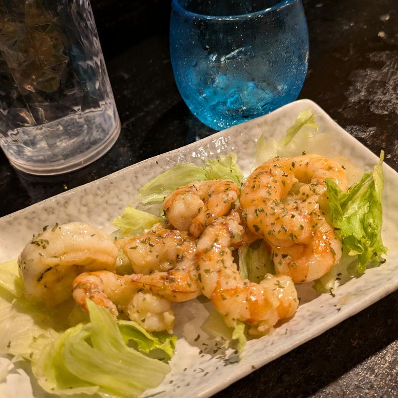 車海老のガーリック炒め(居酒屋　武吉 )