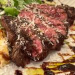 和牛ランプのステーキ バルサミコソース(Ca'del Muro)
