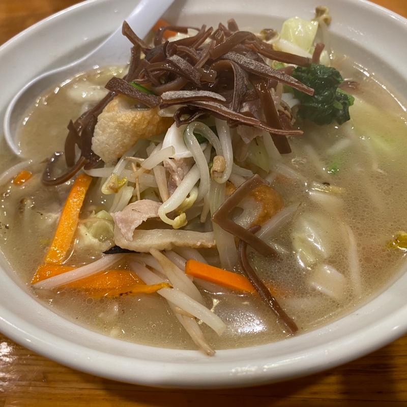 五目野菜塩ラーメン(らう家)