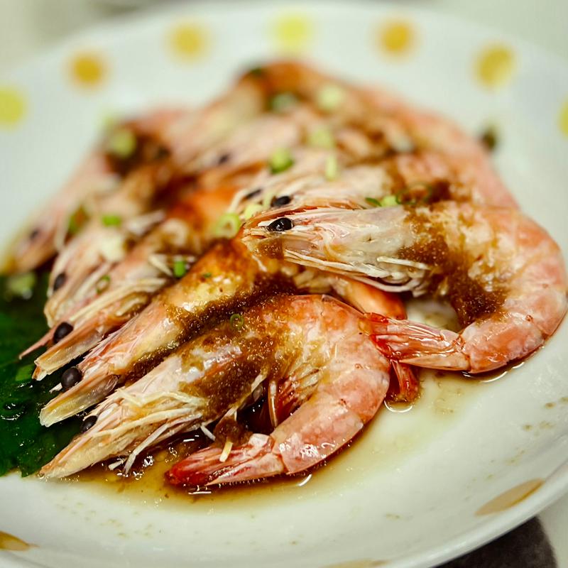 バナナメイエビ黒酢風味(べんり屋 玉玲瓏 （ベンリヤ イウリンロン）)