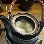 松茸と落ち鱧の土瓶蒸し(よもぎ)
