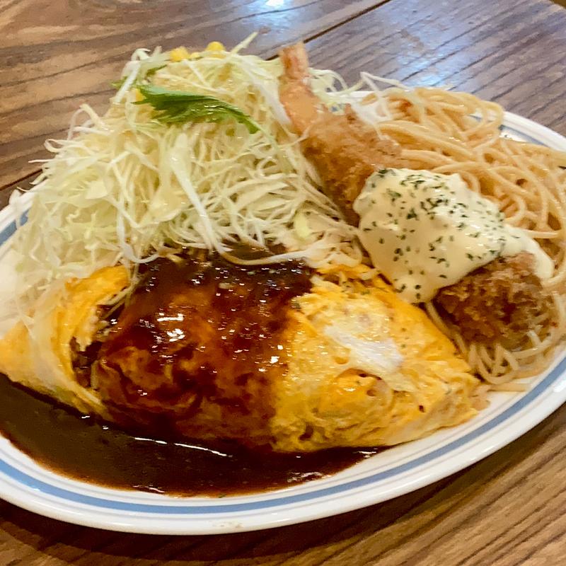 日替りオムライス(洋食 夢たまご)