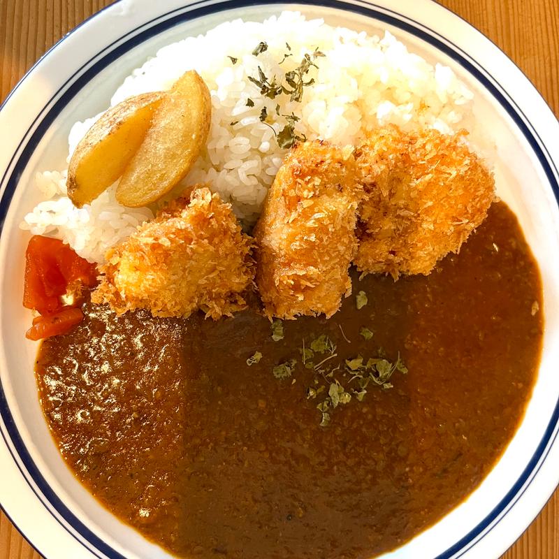 チキンカツカレー(カレーとケーキ かぼちゃ家)