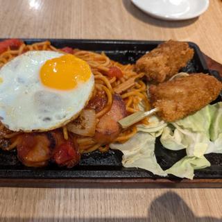 大阪ナポリタン+串カツ(ローマ軒 アルデ新大阪店)